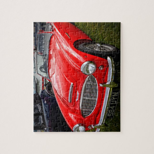 Puzzle Red Austin Healey 3000 (Vertical)