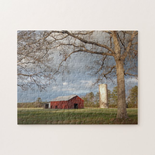 Puzzle Red Barn (Horizontal)