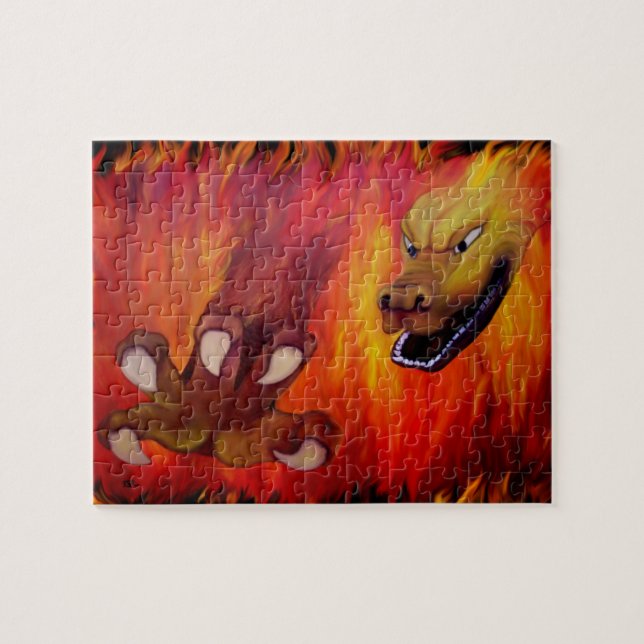 Puzzle Red Dragon Claw (Horizontal)