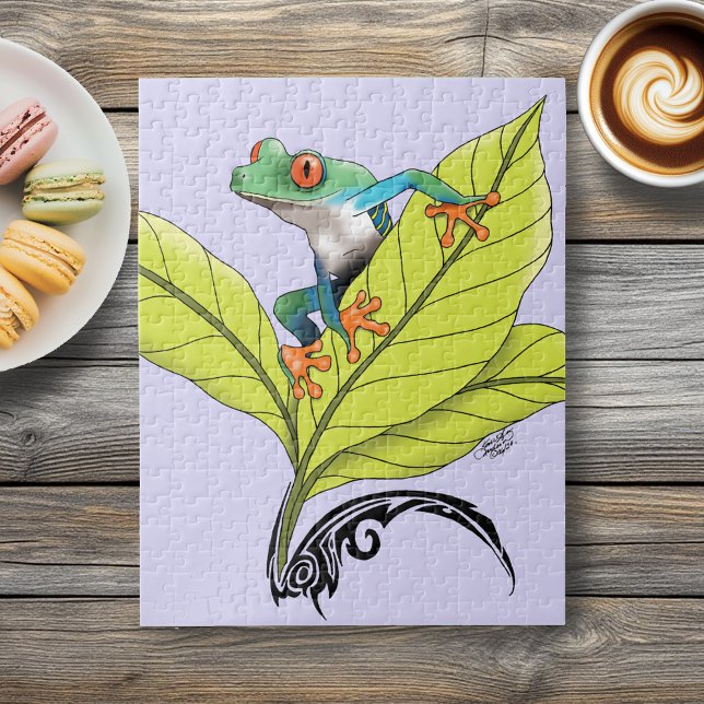 Puzzle Red Eyed Tree Frog (Subido por el creador)
