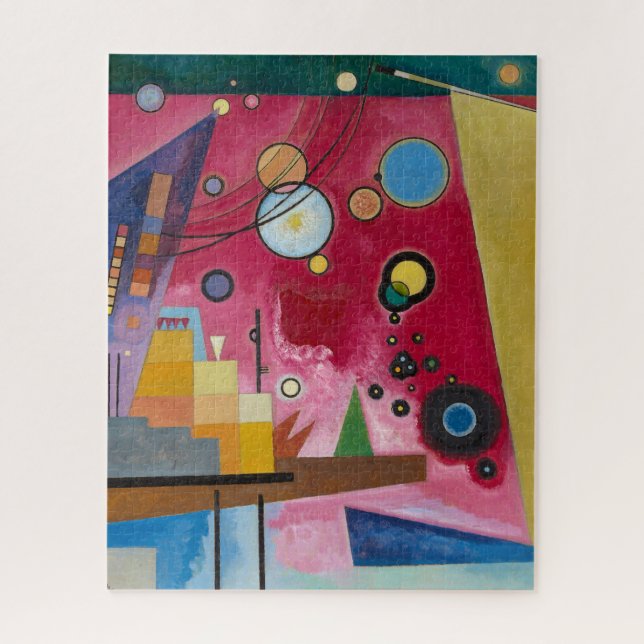 Puzzle Red fuerte | Kandinsky | (Vertical)