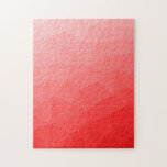 Puzzle Red gradient geometric mesh pattern<br><div class="desc">Red gradient geometric mesh pattern jigsaw puzzle. 
Triangle geometric mesh with light to dark ombre gradient.</div>