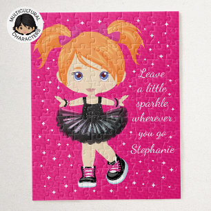 Puzzle Red Hair Ballerina Personalizada