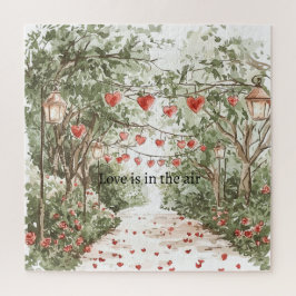 Puzzle Red Hearts Love is in the air