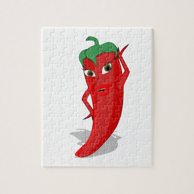 Puzzle Red Hot Pepper Diva (Vertical)