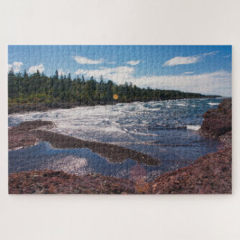 Puzzle Red Rock Shoreline – Lake Superior, U.P.