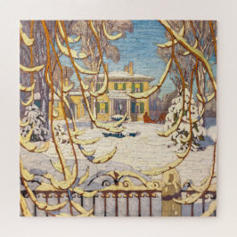 Puzzle Red Sleigh House, Invierno | Lawren Harris |