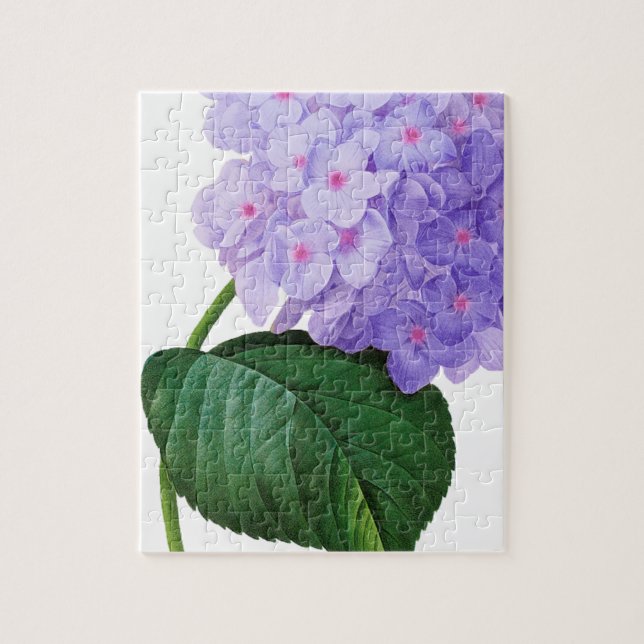 Puzzle Redoute Purple Hydrangea (Vertical)