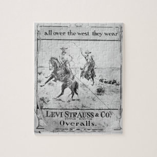 Puzzle Refiera para Levi Strauss y Co, c.1900 (el litho)
