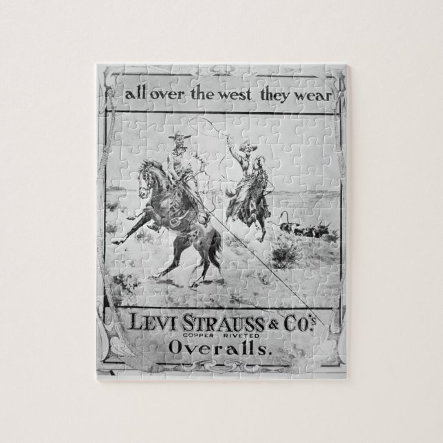 Puzzle Refiera para Levi Strauss y Co, c.1900 (el litho) (Vertical)