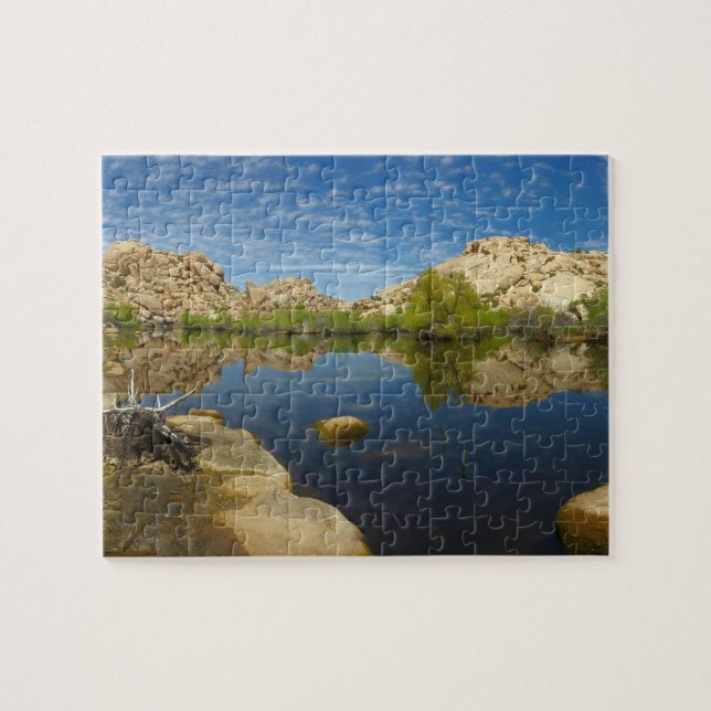 Puzzle Reflejo de Barker Dam en Joshua Tree II (Horizontal)