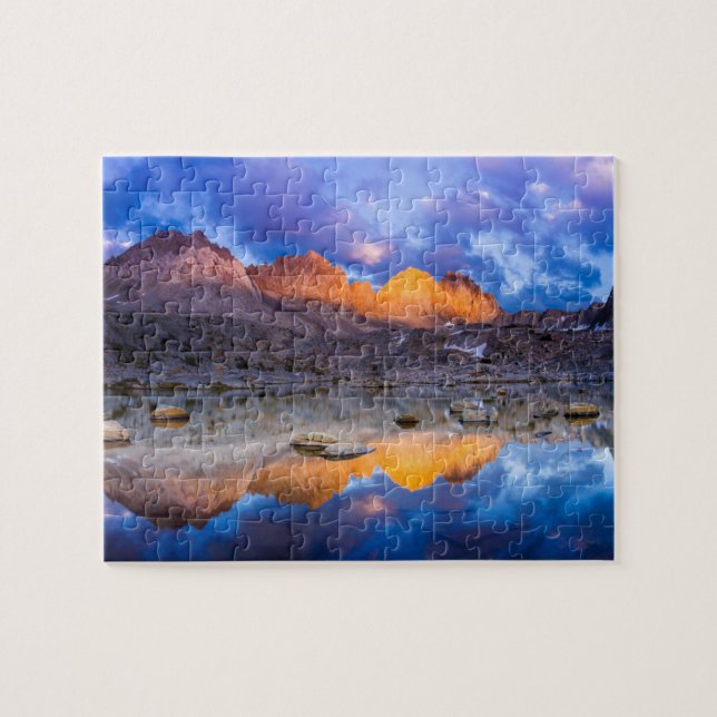 Puzzle Reflejo de montaña, California (Horizontal)