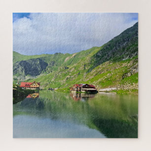 Puzzle Reflejo del lago Balea – Impresión alpina de los C