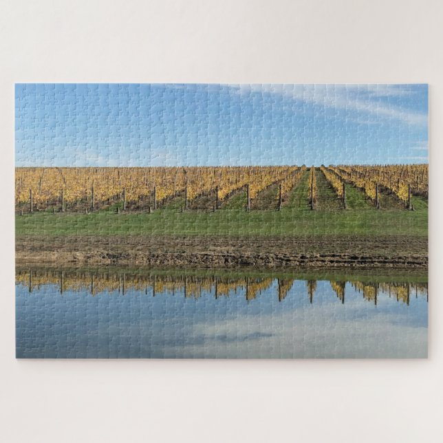 Puzzle reflexión de bodega (Horizontal)