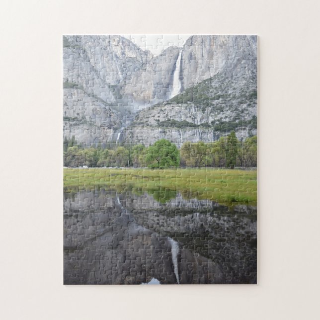 Puzzle Reflexión de caídas yosemitas - 11x14 - 252 pcs. (Vertical)