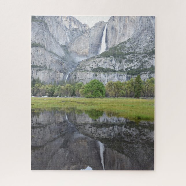 Puzzle Reflexión de caídas yosemitas - 16x20 - 520 pcs. (Vertical)