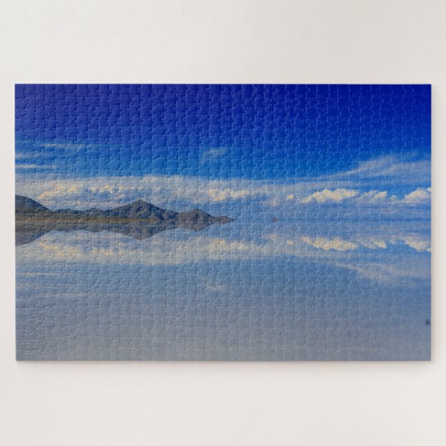 Puzzle reflexión de las llanuras salinas de uyuni (Horizontal)