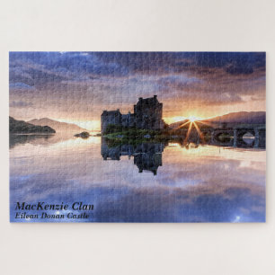 Puzzle Reflexión sobre el castillo de Clan en MacKenzie