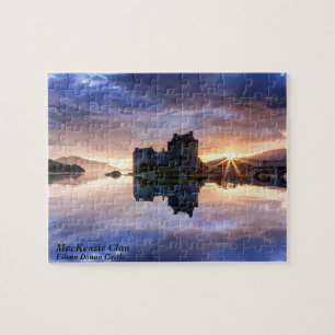 Puzzle Reflexión sobre el castillo de Clan en MacKenzie