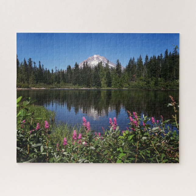 Puzzle Reflexión sobre el lago Mt Hood (Horizontal)