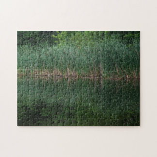Puzzle Reflexiones Cattail En El Efecto Orton Pond