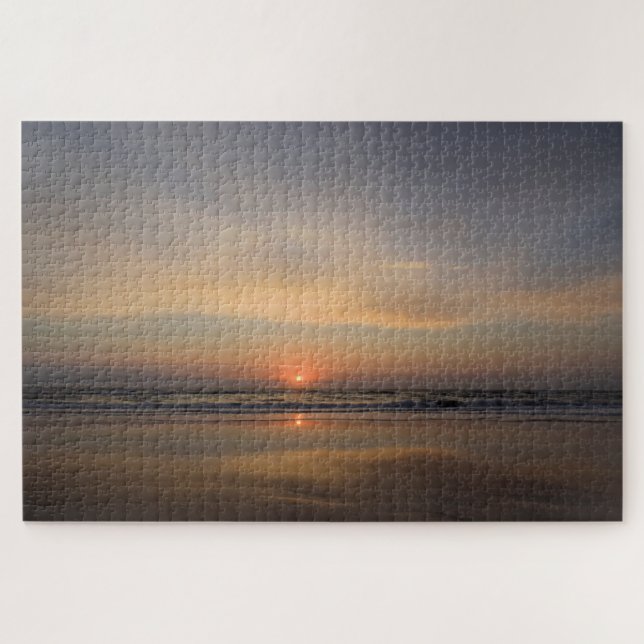 Puzzle Reflexiones de Dawn en Cocoa Beach, Florida - 20x3 (Horizontal)