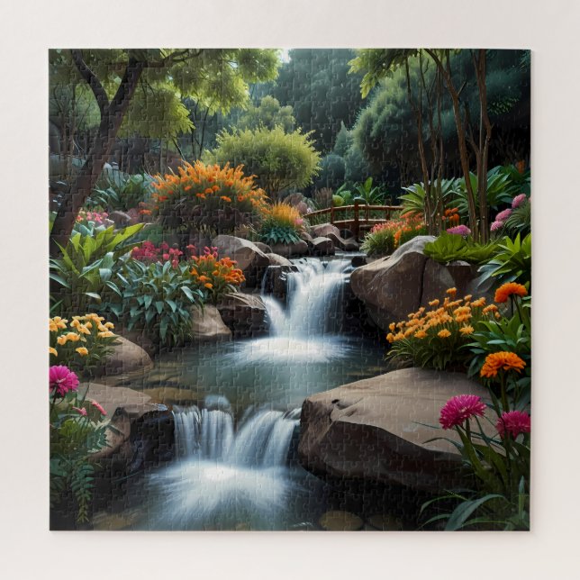 Puzzle Reflexiones de la naturaleza: Un acertijo escénico (Vertical)