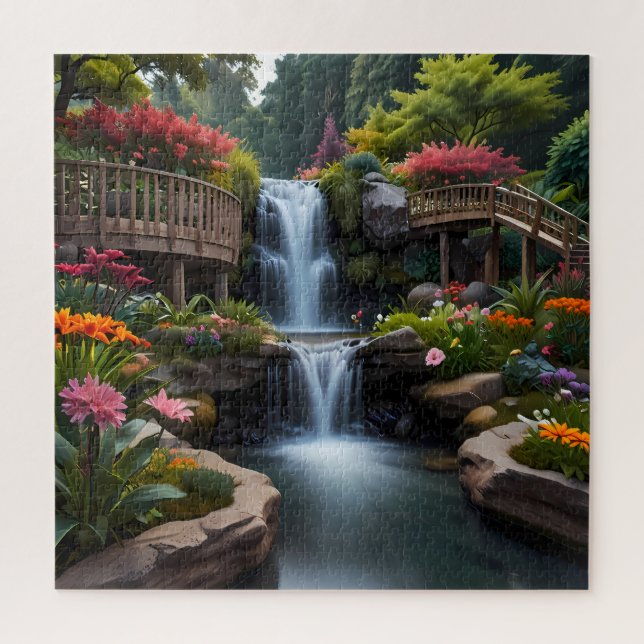 Puzzle Reflexiones de la naturaleza: Un acertijo escénico (Vertical)