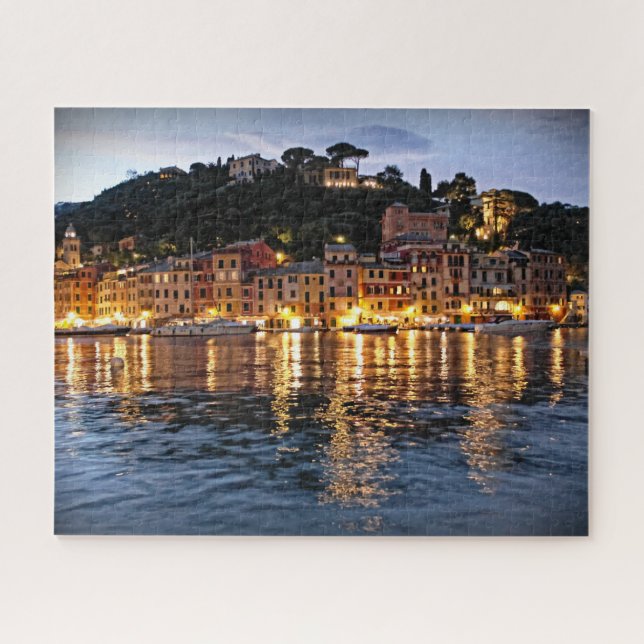Puzzle Reflexiones de la tarde de Portofino - 16x20 - 520 (Horizontal)
