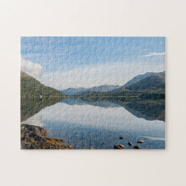 Puzzle Reflexiones de las montañas de Loch Creran - Escoc