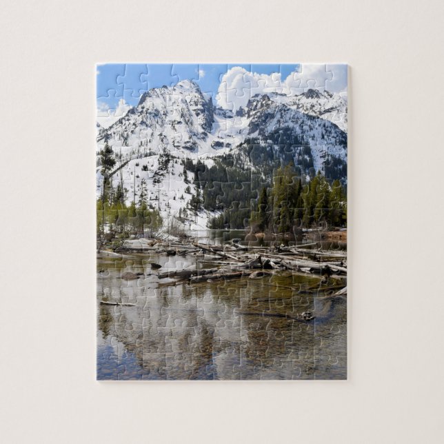 Puzzle Reflexiones de Montaña Rocosa - 8x10 - 110 pcs. (Vertical)