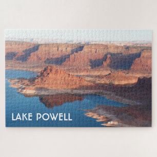 Puzzle Reflexiones del lago Powell, vuelo temprano por la