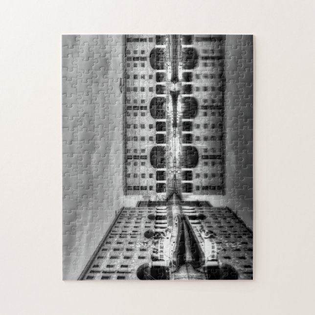 Puzzle Reflexiones del Liverpool de Albert Dock (Vertical)