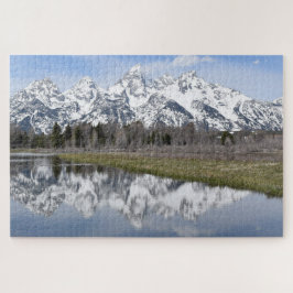 Puzzle Reflexiones del Tetons magnífico - 20x30 - 1014 PC