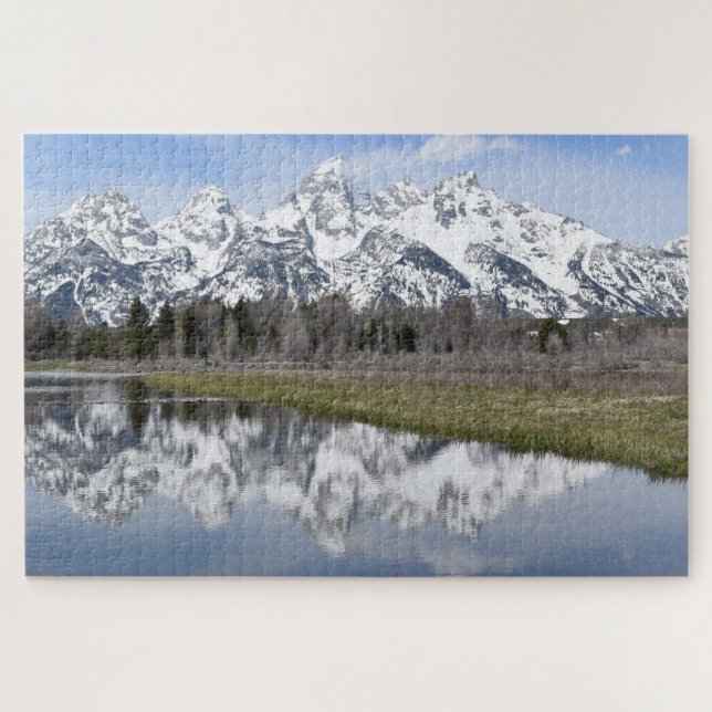 Puzzle Reflexiones del Tetons magnífico - 20x30 - 1014 PC (Horizontal)