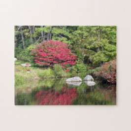 Puzzle Reflexiones en el Jardín Azael - Nueva Inglaterra