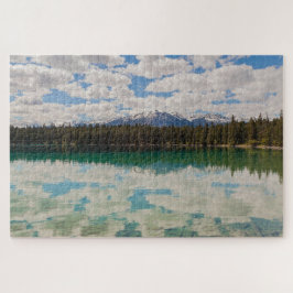 Puzzle Reflexiones escénicas del lago Annette, Jasper NP,