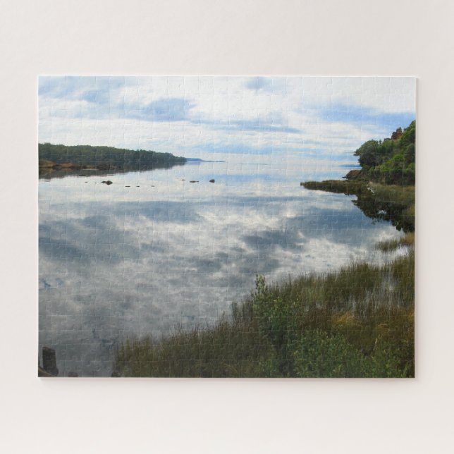 Puzzle Reflexiones perfectas Isla Sarah Tasmania (Horizontal)
