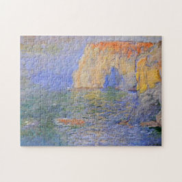 Puzzle Reflexiones sobre el acantilado de Etretat sobre e