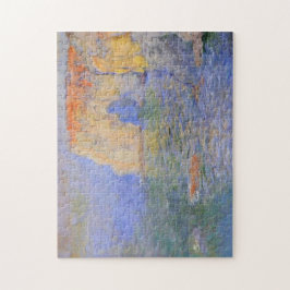 Puzzle Reflexiones sobre el acantilado de Etretat sobre e