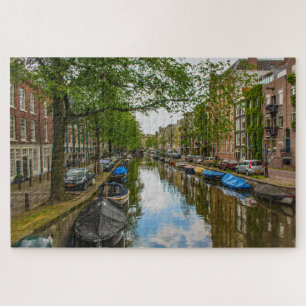 Puzzle Reflexiones sobre el canal de Amsterdam, Países B