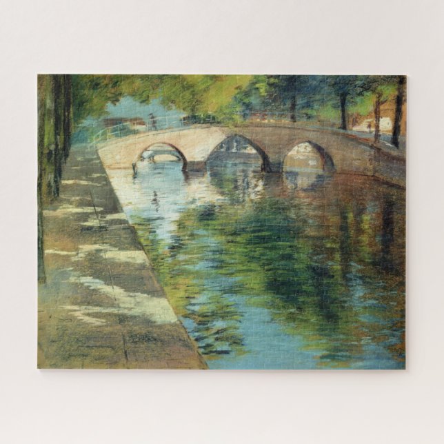 Puzzle Reflexiones sobre el canal (de William Merritt Cha (Horizontal)