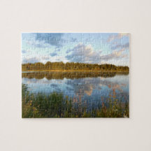 Reflexiones sobre el lago Sunset