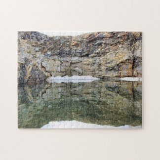 Puzzle Reflexiones sobre el Muro del Cliff Rock en la Nat