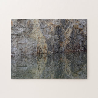Puzzle Reflexiones sobre el Muro del Cliff Rock en la Nat