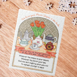 Puzzle Refrescar las teteras personalizadas Inspiradoras