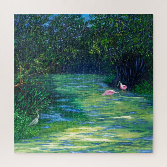 Puzzle Refugio de vida silvestre Everglades en Florida (Vertical)