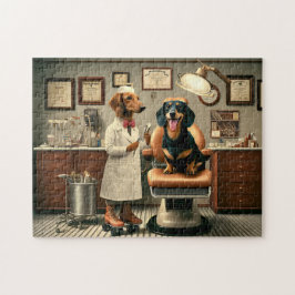 Puzzle Regalo caprichoso para amante de perros Dachshund 