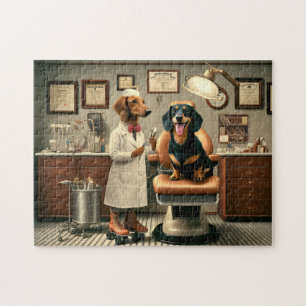 Puzzle Regalo caprichoso para amante de perros Dachshund
