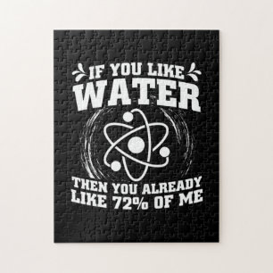 Puzzle Regalo científico Científico Si Te Gusta El Agua